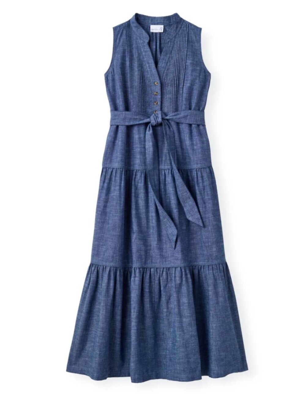 Cartolina Dara Denim Maxi Dress size XS. NWT!!